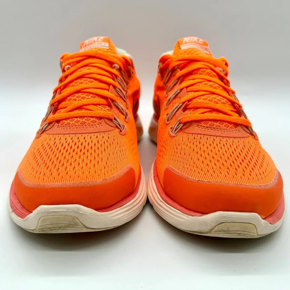 Nike LunarGlide 4 Men's Running‎ Shoes 10 Orange Athletic Sneakers 524977-808